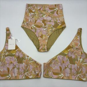 Baiia Floral Wrap Bikini Set